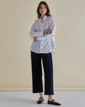 Load image into Gallery viewer, Betty Basics Sage Shirt Red Heart White
