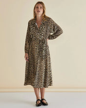 Load image into Gallery viewer, Betty Basics Lisa Leopard Shirt Dress Multi
