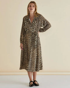 Betty Basics Lisa Leopard Shirt Dress Multi
