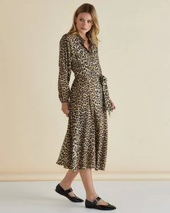 Betty Basics Lisa Leopard Shirt Dress Multi