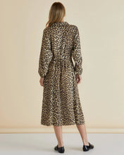 Load image into Gallery viewer, Betty Basics Lisa Leopard Shirt Dress Multi
