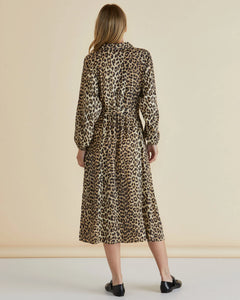 Betty Basics Lisa Leopard Shirt Dress Multi