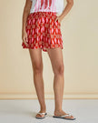 Betty Basics Copacabana Short Sardinia Geo Print Red