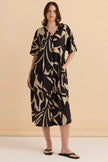 Betty Basics Camille Dress Monochrome Floral