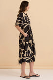 Betty Basics Camille Dress Monochrome Floral