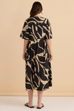 Betty Basics Camille Dress Monochrome Floral