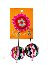 Load image into Gallery viewer, Gypsiana Bobble Earrings Violet
