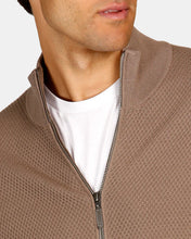 Load image into Gallery viewer, Brooksfield BFK424 Zipped Cardigan Taupe
