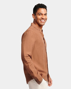 Brooksfield BSF1042 Casual L/S Shirt Rust