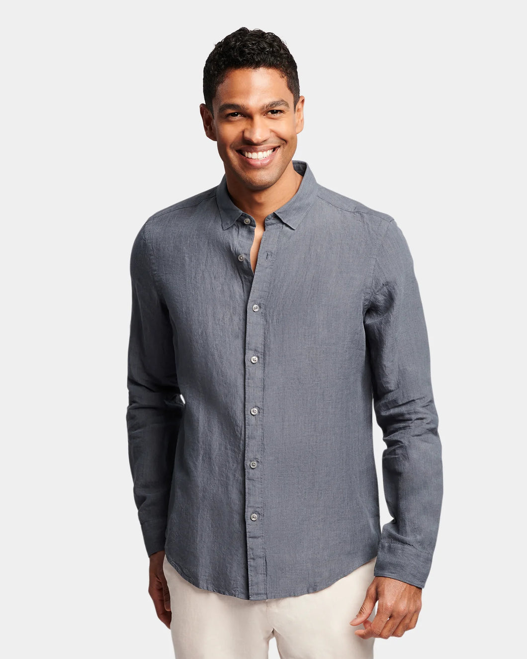 Brooksfield BSF1042 Casual L/S Shirt Shadow