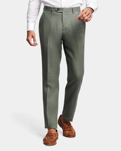 Brooksfield BFU954 Linen Trouser Army