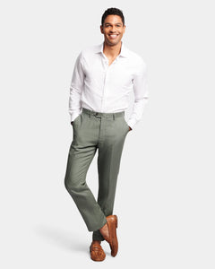 Brooksfield BFU954 Linen Trouser Army