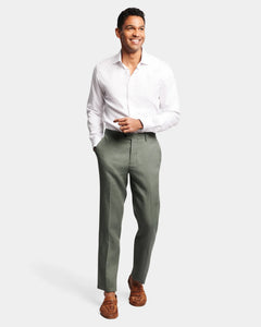 Brooksfield BFU954 Linen Trouser Army