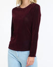 365 Days Velvet Underground Top Burgundy
