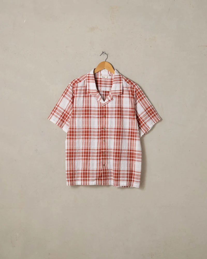 McTavish Holiday Collar Shirt Red Multi