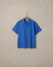 McTavish Boxy Button Up Shirt Blue