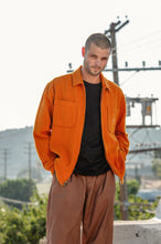 Load image into Gallery viewer, Brixton Union Zip Flannel Rustic Caramel
