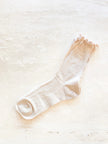 Angels Whisper Marshmallow Frill Mesh Socks Grey