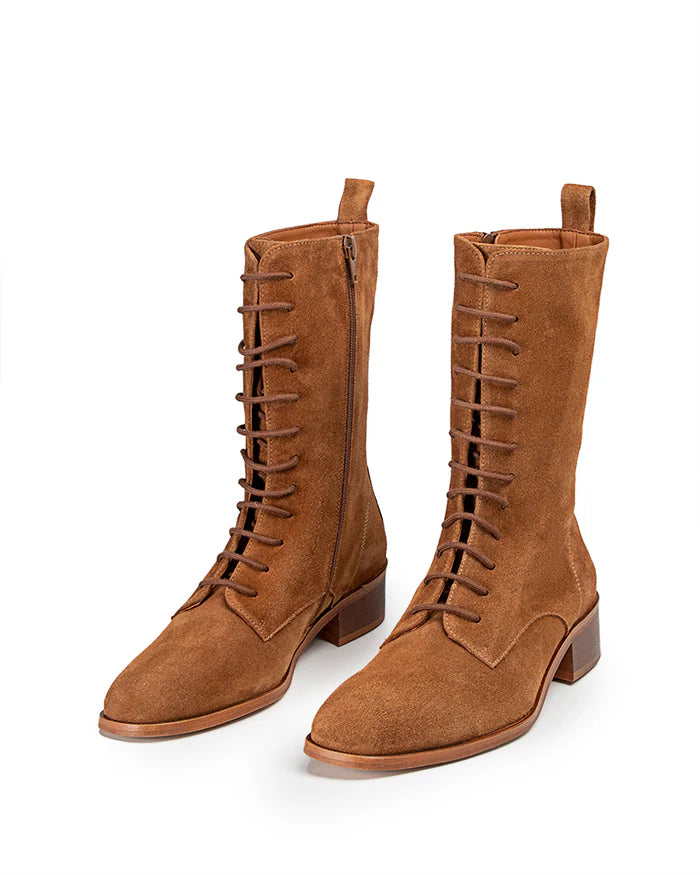 Popa Amanda Camel Suede
