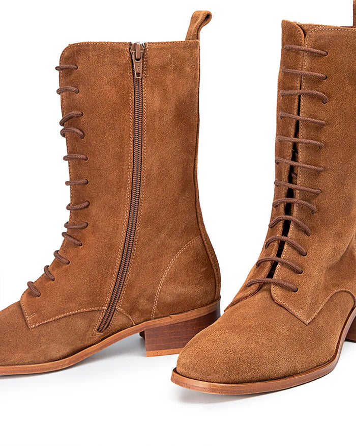 Popa Amanda Camel Suede