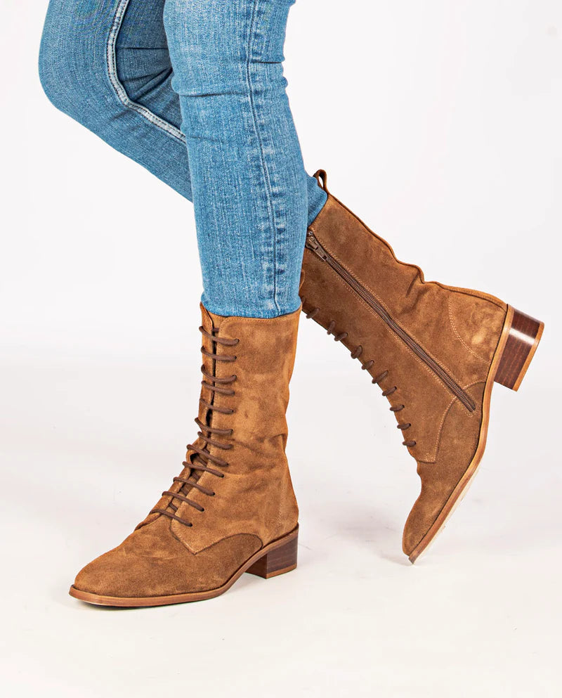 Popa Amanda Camel Suede
