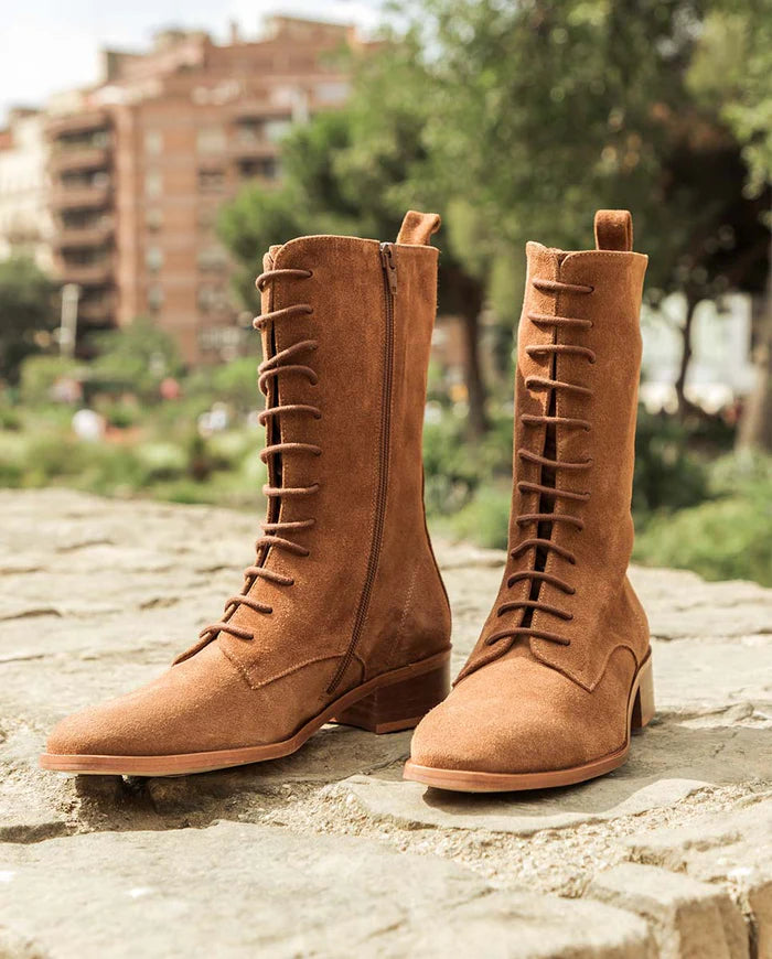 Popa Amanda Camel Suede