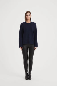 Tirelli Basic Knit Sweater Navy