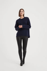 Tirelli Basic Knit Sweater Navy