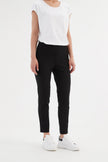 Tirelli Straight CROP Pant High Ankle Black