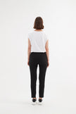 Tirelli Straight CROP Pant High Ankle Black