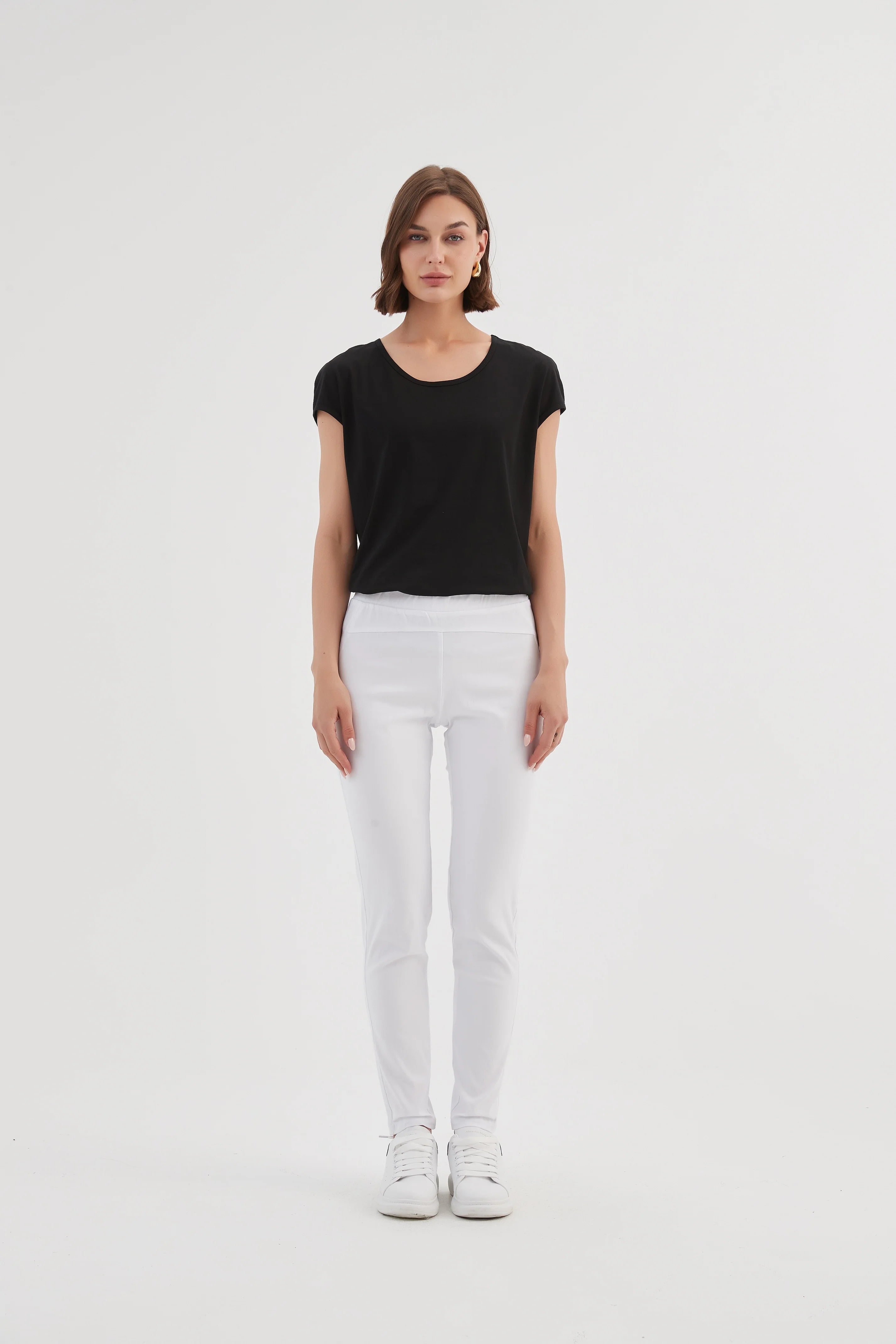 Tirelli Straight Pant 21P296-9 White