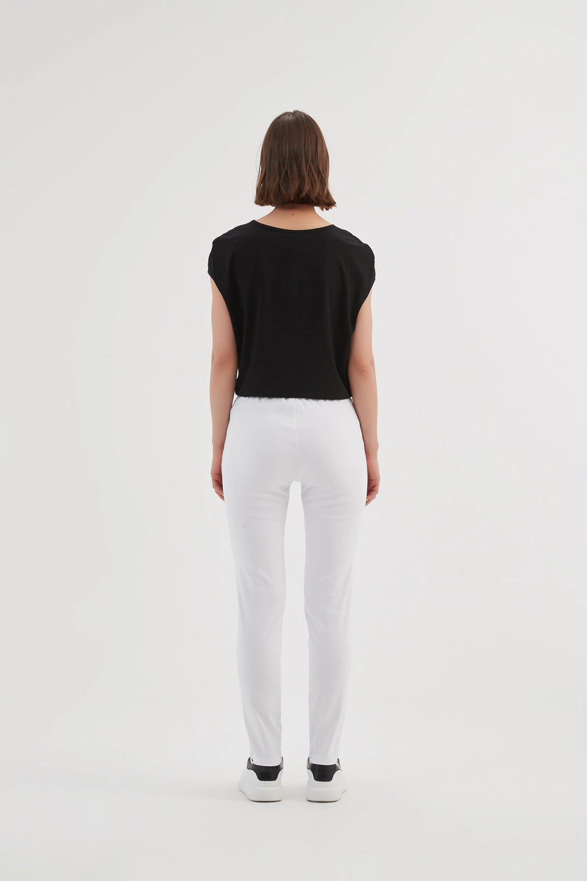 Tirelli Straight Pant 21P296-9 White