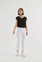 Load image into Gallery viewer, Tirelli Straight CROP Pant High Ankle White
