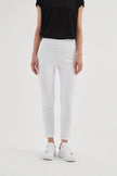Tirelli Straight CROP Pant High Ankle White