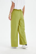 Load image into Gallery viewer, Tirelli Deep Cuff Palazzo Pant Chartreuse
