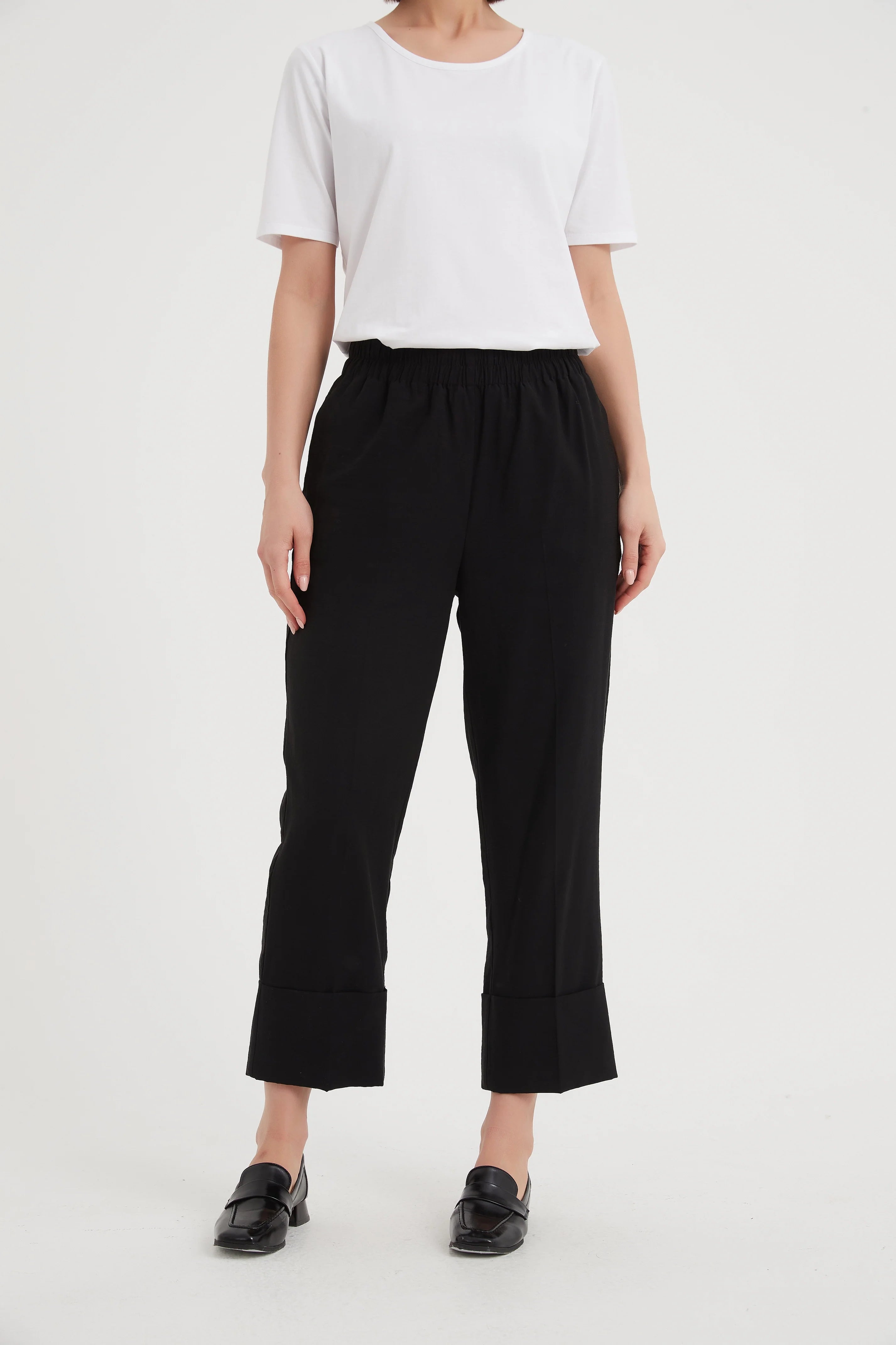 Tirelli Deep Cuff Pant Black
