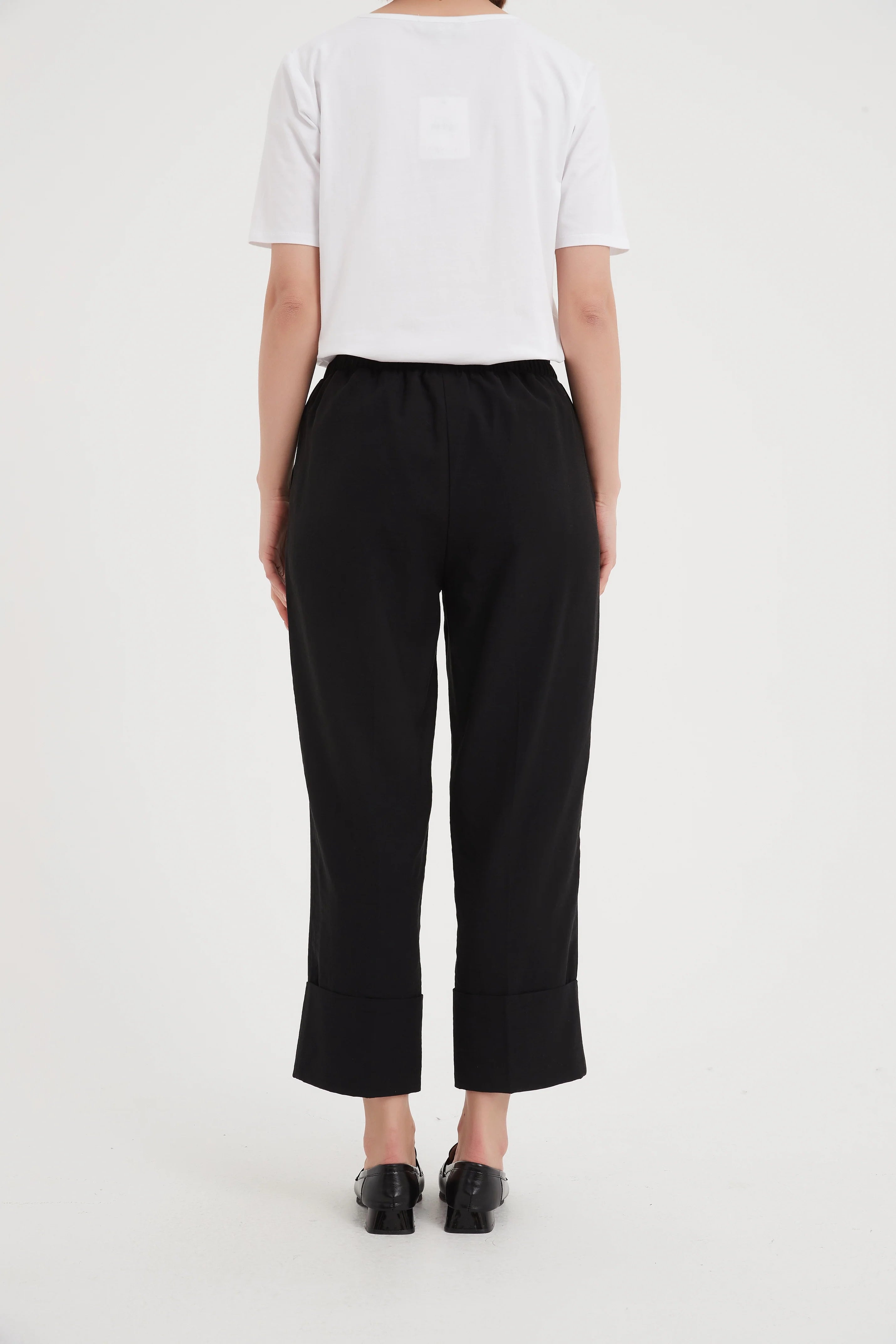 Tirelli Deep Cuff Pant Black