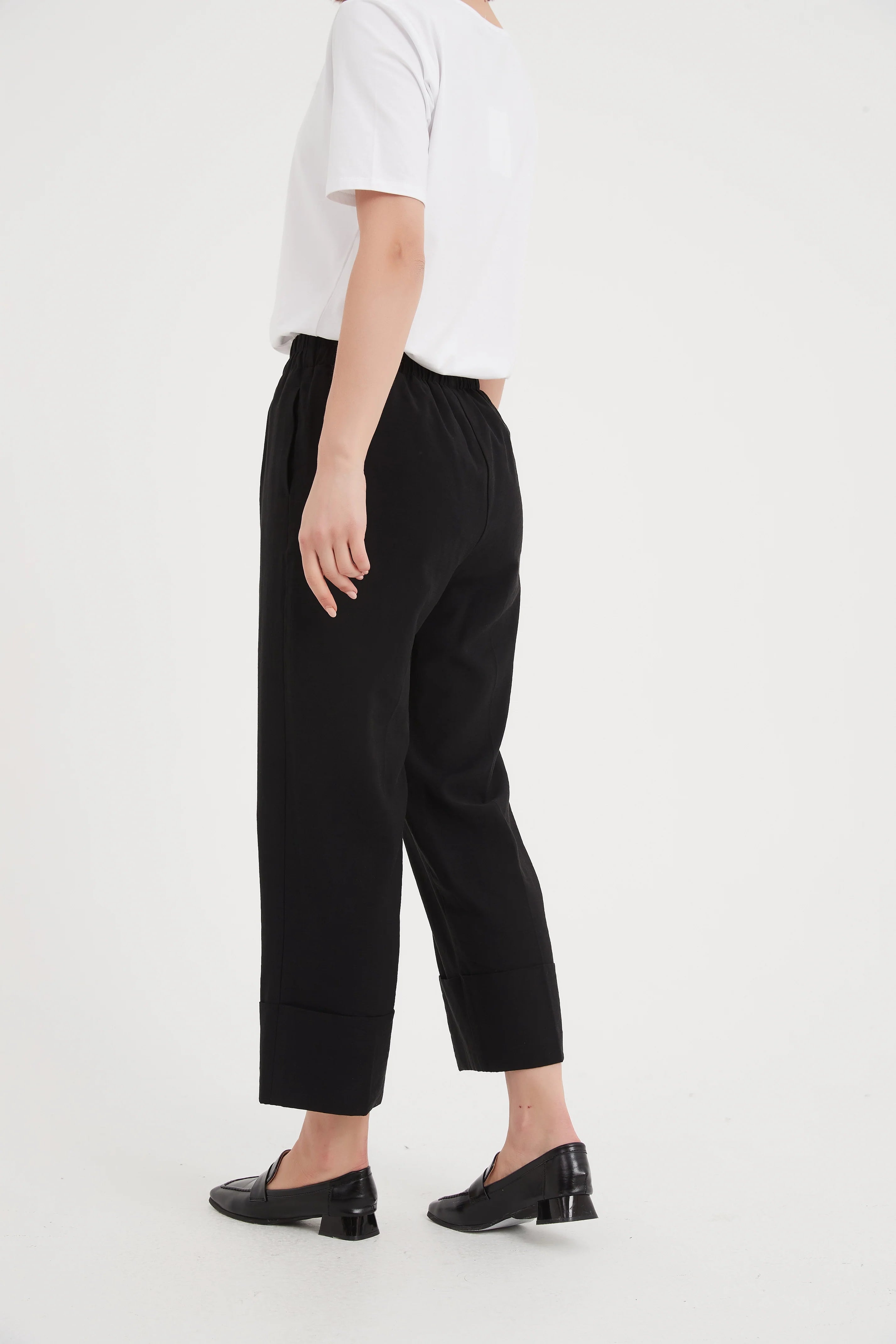 Tirelli Deep Cuff Pant Black