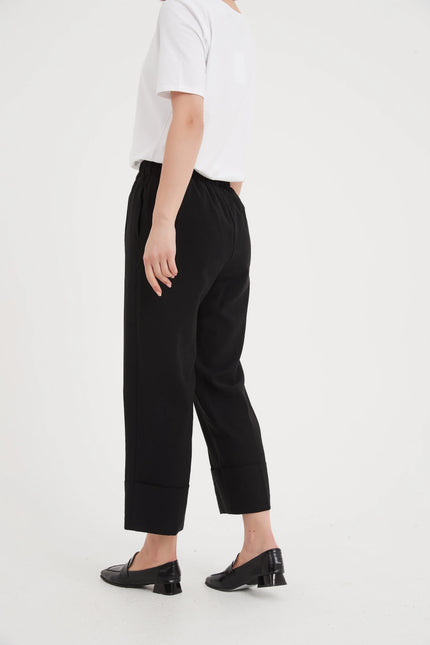 Tirelli Deep Cuff Pant Black