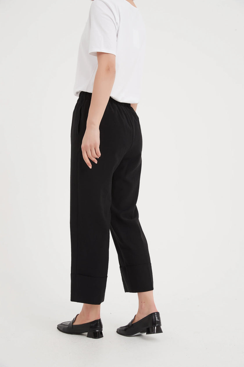 Tirelli Deep Cuff Pant Black