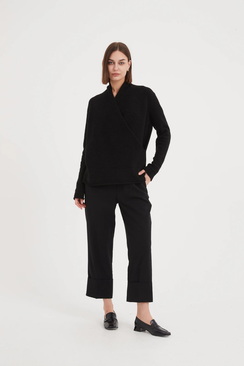 Tirelli Deep Cuff Pant Black
