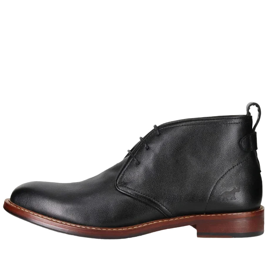 Wild Rhino Bail Lace Up Boot Black