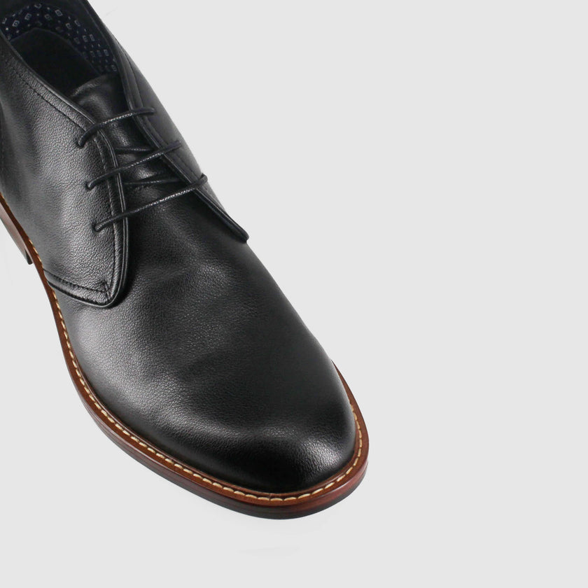 Wild Rhino Bail Lace Up Boot Black