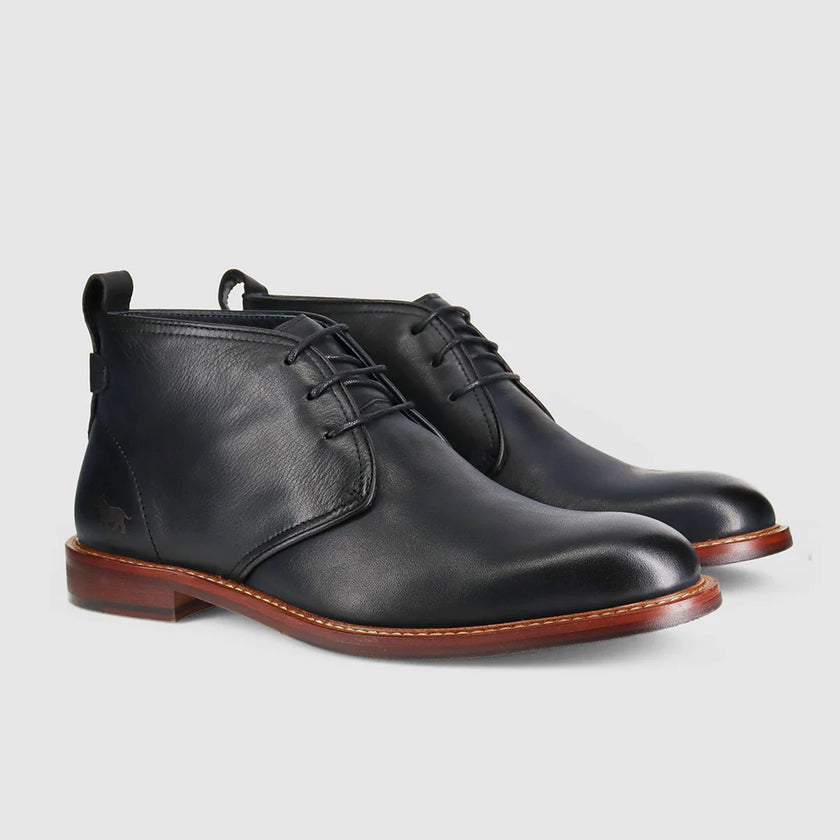 Wild Rhino Bail Lace Up Boot Black