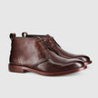 Wild Rhino Bail Lace Up Boot Dark Brown