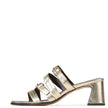 EOS Bas Slide Heels Soft Gold Leather