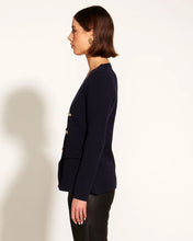 Load image into Gallery viewer, Fate + Becker Beverly Knit Blazer Cardi Navy
