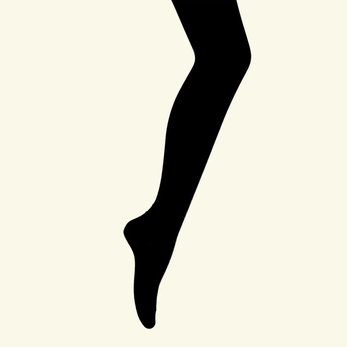 Mosey Merino Wool Textured Knit Tights Black