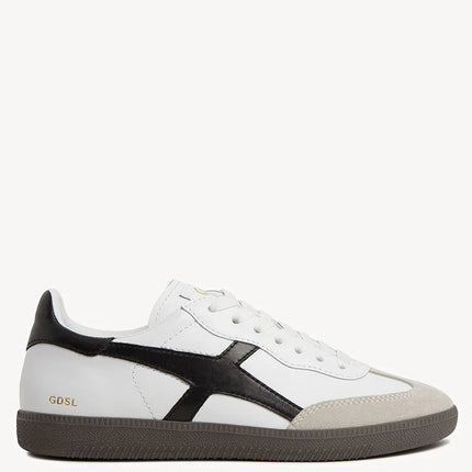 Goodsole Crossroads Sneaker White/ Black Leather