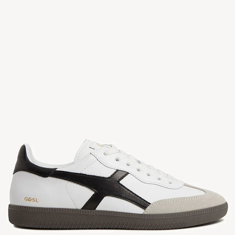 Goodsole Crossroads Sneaker White/ Black Leather